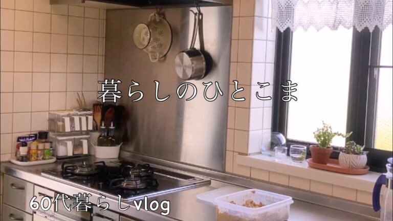 【60代暮らしのvlog】まとめ買い/肉を食べない夫/冷凍作り置き