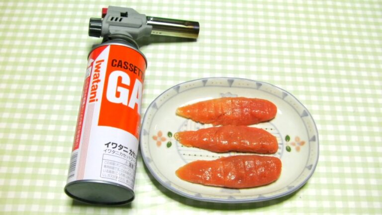 電子レンジで塩タラコ（生？）を「チンチン」するよ～