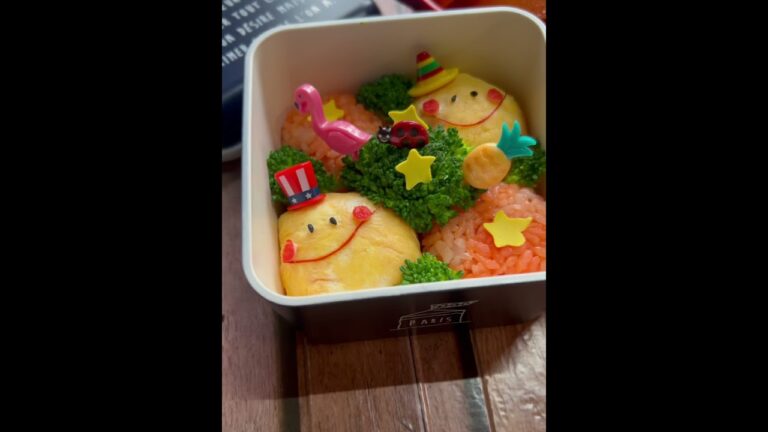 毎日の弁当作り 高校生弁当 #shorts チキンライスボール お弁当の詰め方 JK弁当 昼休みのお楽しみ 給食より美味しい 冷凍食品 お弁当ピック 彩りランチボックス 母の愛情届けます