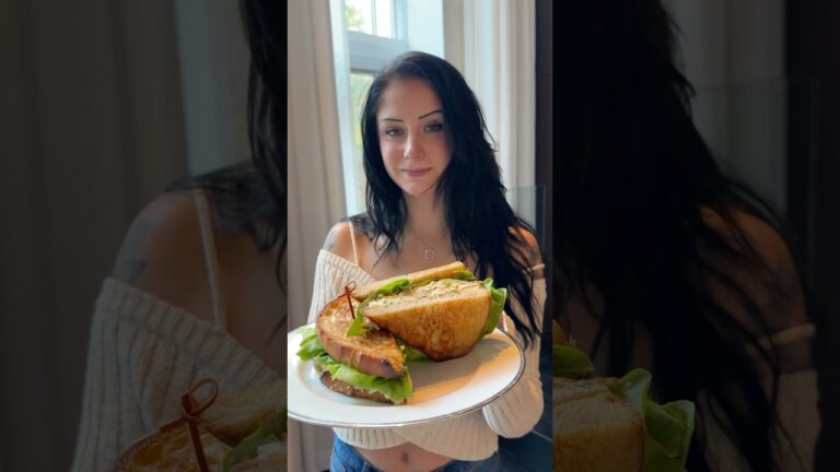 Chicken Basil Salad! #sandwich #cooking #easyrecipe