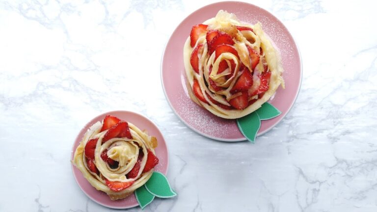 おそろいがうれしい♪ くるくるローズ・クレープ