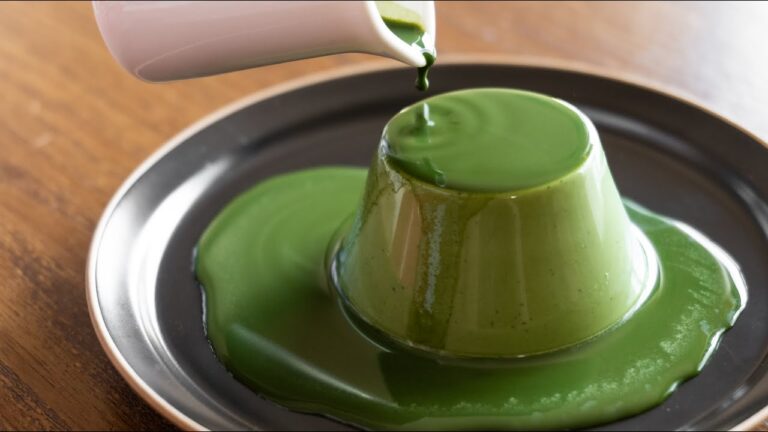 ぷるんと濃厚な至高の抹茶プリン