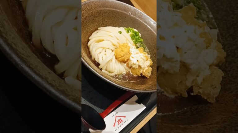 明日お客様感謝祭の【山下本気うどん】鶏天タルタルぶっかけうどんがめちゃくちゃ旨い！【ゆみチャンネル】