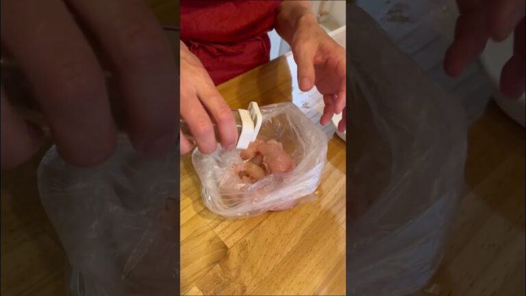 ささみとニラの甘酢丼 レシピはコメント欄に記載 #shorts