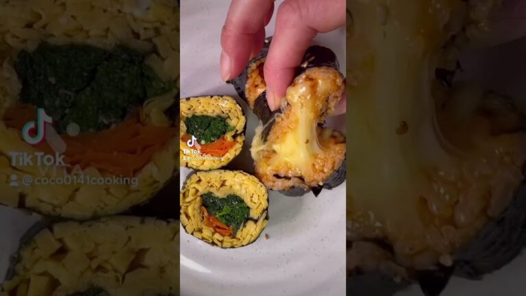 具材はチーズだけの簡単チーズキンパ　#short #shorts #韓国料理