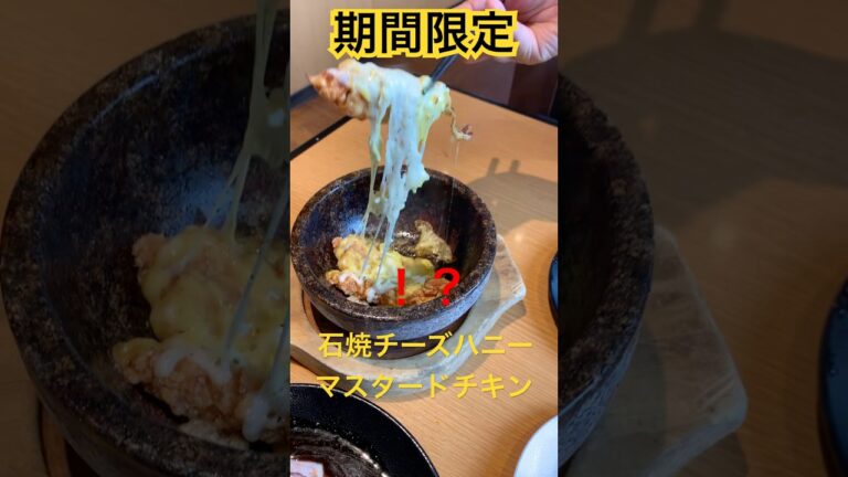 【焼肉きんぐ】期間限定 石焼チーズハニーマスタードチキン #shorts #グルメ #食べ放題