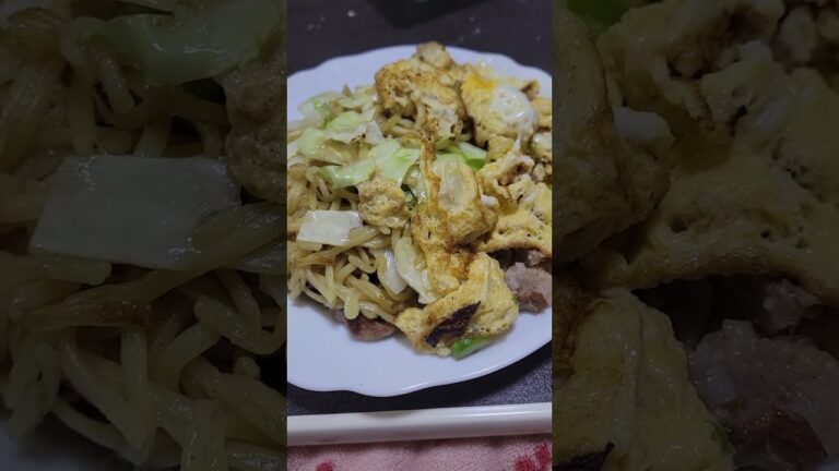 伝説の塩焼きそば　アレンジ