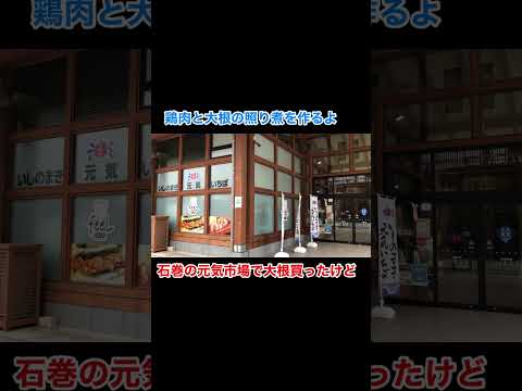 【雑飯】鶏肉と大根の照り煮を作った