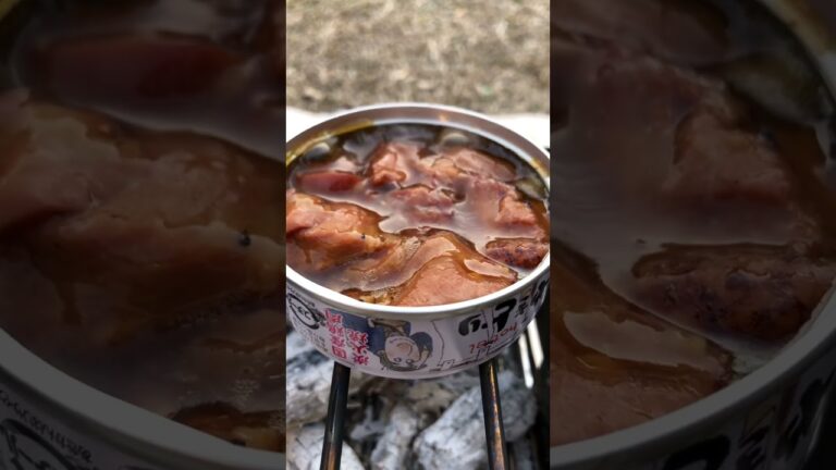 【簡単キャンプ飯】やきとり缶そのまま #shorts #camp #キャンプ #キャンプ飯 #camping#cooking
