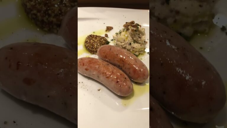 手作りソーセージ。