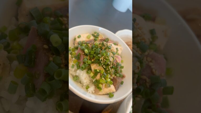 塩味の、昆布水つけ麺とネギ塩豚丼　毎回定番のお店　＃つけ麺　#ランチ