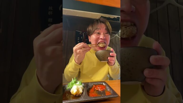 【ぼっち飯】無限に出てくるハンバーグを爆食いしてきた。