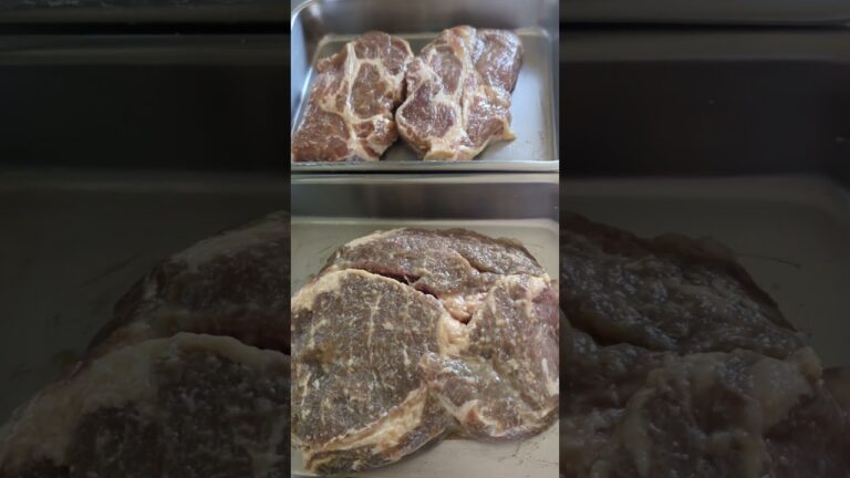 ブリ切り身・ビーフ・豚ロースの西京漬け＆焼き #shortsyoutube