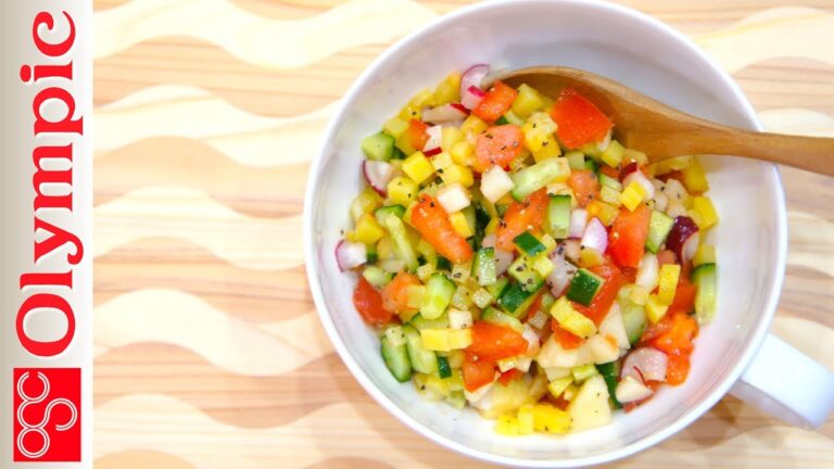 オリンピックの超簡単レシピ　チョップ・ド・サラダの作り方