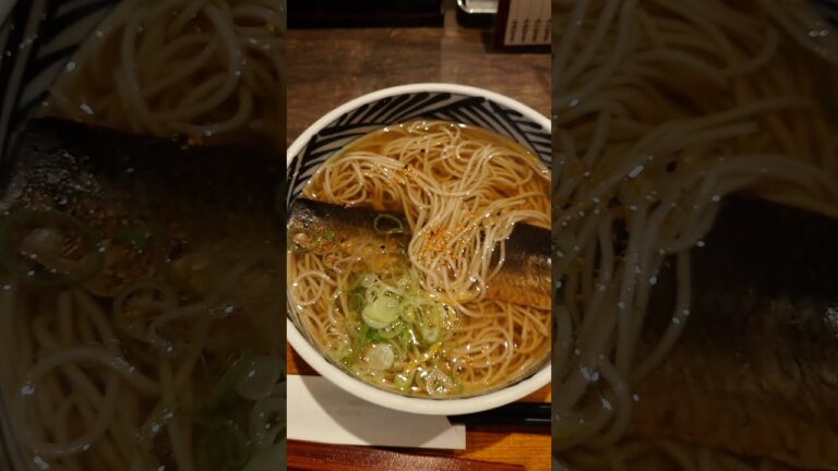 名古屋駅で【にしん蕎麦】