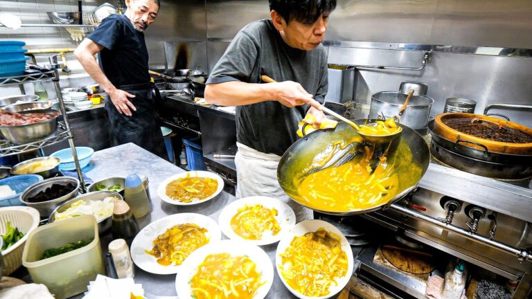 【神戸市元町通】町中華職人の猛烈鍋さばき！注文が止まらない中華食堂の懐かしカレーライス丨Chinese Curry Rice -Wok Skills in Japan