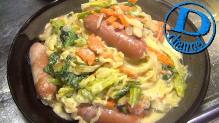 【あったまる】豆乳でつくるクリームパスタ風ラーメン