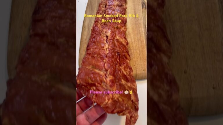 Romanian Smoked Pork Rib & Bean Soup 1