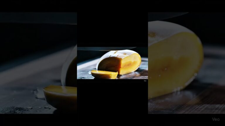 Cutting Caramelized Apple 🍏 ASMR 💧ASMR Glass Fruit Cutting - Satisfying AI Fruit Slicing | #shorts