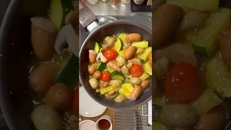 S&Bのシーズニングでアヒージョを作りました #shorts