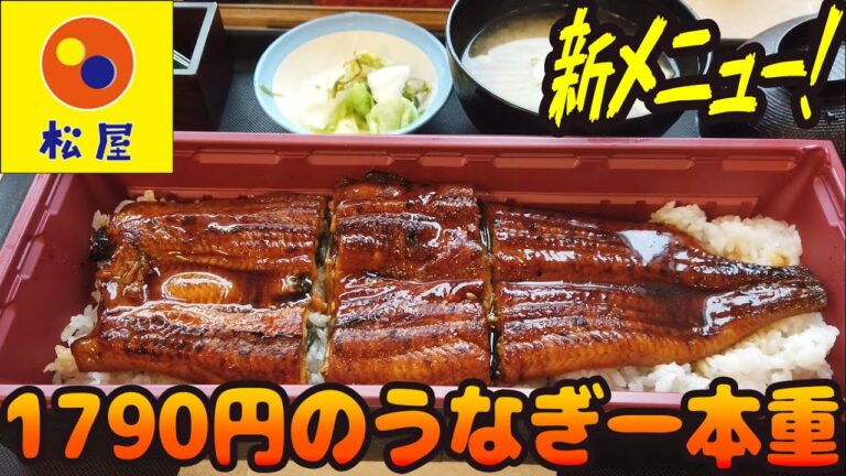 松屋で1790円の新メニュー！豪華！一本うな重を食べてみた【昼めしジプシー】松屋