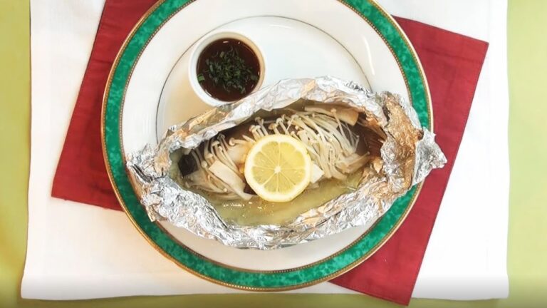 「カレイのホイル焼き」作り方