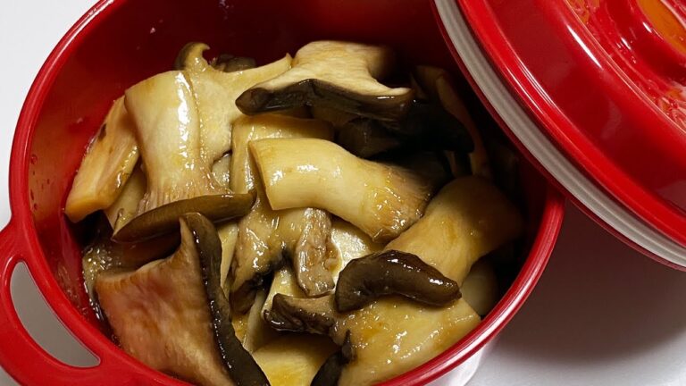 【作り置き】メンマっぽいエリンギ【パパでも作れる簡単料理：飯テロ】seasoned bamboo shoots like king oyster mushroom