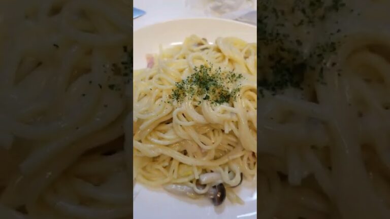 山盛り❗ホワイトソースパスタ‼️