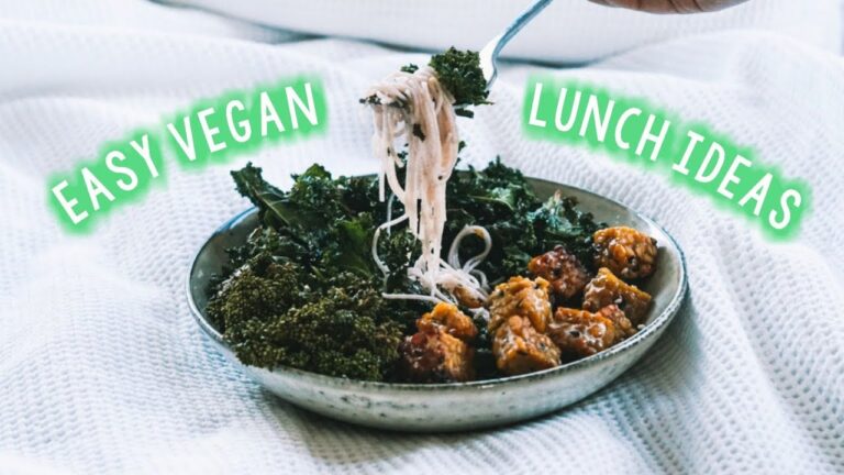 A WEEK OF VEGAN LUNCHES | Easy Recipe Ideas 😎✌️