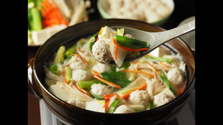 鶏だんごの作り方、ナンコツ入のコリコリ鶏だんご鍋