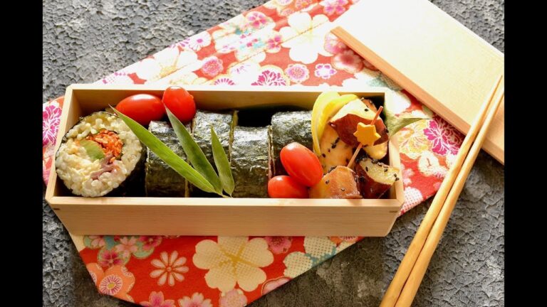 【お弁当作り】巻き寿司弁当の作り方〜How to make Japanese bento lunch box〜