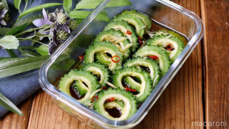 【ゴーヤの浅漬け】白だしで簡単に！ゴーヤのほどよい苦みがクセになる♪｜macaroni（マカロニ）