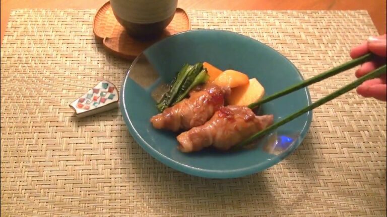 病院が考えた健康レシピ★腎臓病対策にも！【豚肉巻きマーマレード風味】