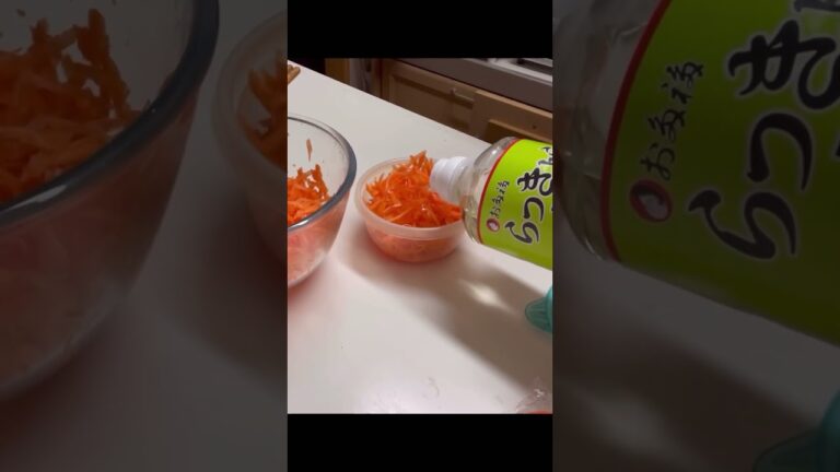 人参2本で作り置きおかず2種　#人参　#作り置き　#アラフィフ主婦