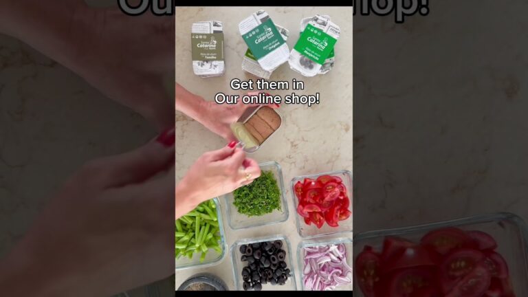 Smashed Potato Niçoise Salad — but make it fun, crunchy, and canned-fish chic🐟#lecker #rezept #tuna