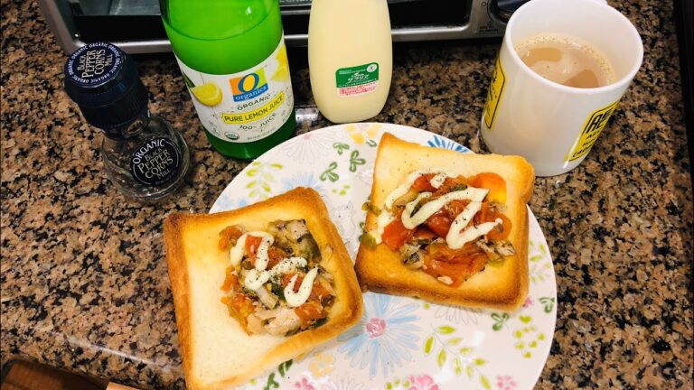 鯖缶 トースト ズボラな人にぴったり！ヘルシーな朝食^_^