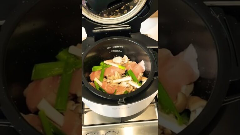 うま味８倍アップ！食材の組み合わせ法／だし&コンソメ不要！ホットクックで作る「絶品！塩スープ」の作り方#Shorts