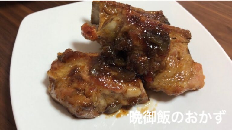 フライパンだけで豚スペアリブ