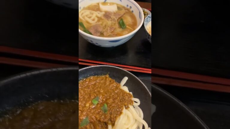 キーマカレーうどん！！　#関西グルメ