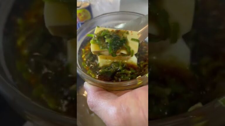 【飲酒料理】湯豆腐🍲的なおつまみ【Drunk Cooking】#shorts