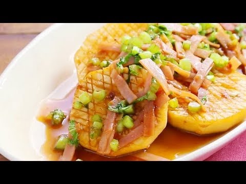 甘みたっぷり、カブの肉厚ステーキ