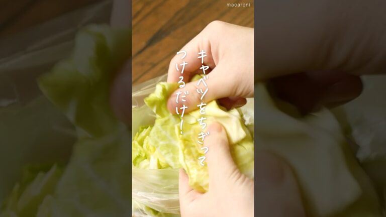 【おつまみにも！】無限キャベツ！ #キャベツ #おつまみ #副菜