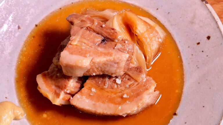 【ブレゼ】豚ばらと葱のプロが教えるフランス風の角煮のつくり方　豚バラレシピ