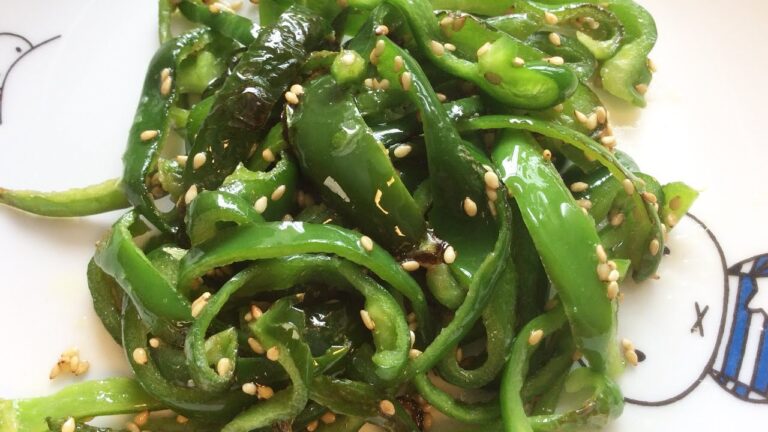 ピーマンの塩きんぴら