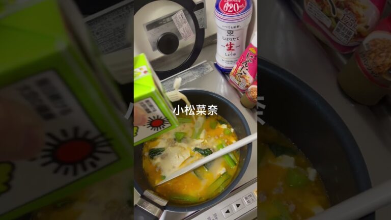 豆乳ごま味噌坦々スープに女優が混ざっていた