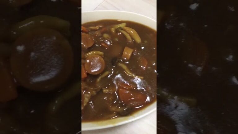 魚肉ソーセージ入りカレー🍛完成(^^)