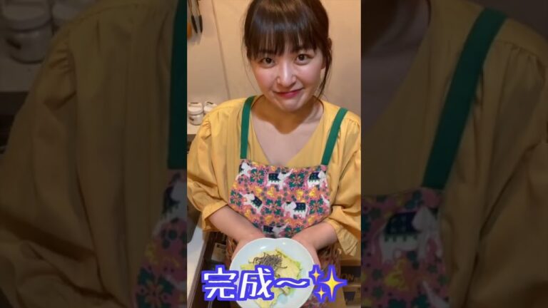 【簡単】塩昆布と白菜のシャキシャキサラダを作っているよー⭐️#shorts #ご飯 #おつまみ #塩昆布 #白菜