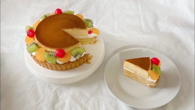 おうちdeカフェ気分♪イタリアンプリンタルト🍮♡