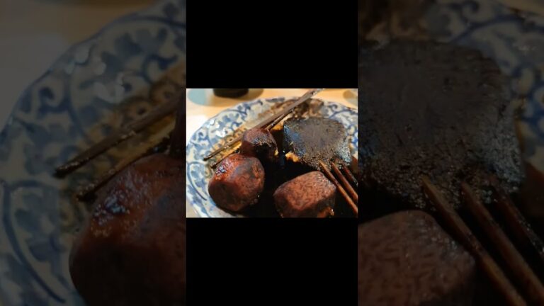 【名古屋おでん】 真っ黒のよくにこんである味噌おでん！ ウマウマ🥰 #なごやめし お店の情報は説明欄へ #味噌おでん #おでん