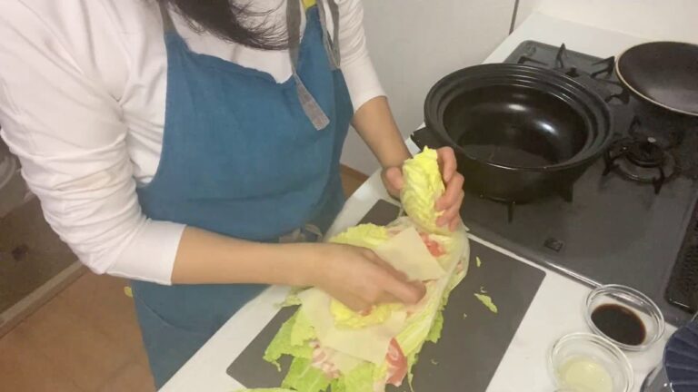 白菜のミルフィーユ鍋